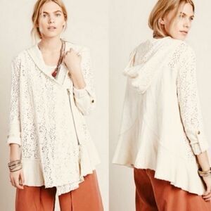 FREE PEOPLE Oversized Lacey Eyelet Cardigan (Sz S)